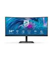 Monitor Profesional Ultrapanormico Curvo Philips 346E2CUAE 34'/ WQHD/ Multimedia/ Regulable En Altura/ Negro