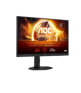 Monitor Gaming AOC Q27G4XF 27'  QHD  0.5ms  180Hz  IPS  Regulable En Altura  Negro