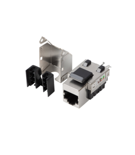 CONECTOR KEYSTONE LANBERG RJ45 A LSA CAT.6 FTP 90 GRADOS