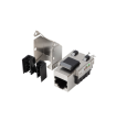 CONECTOR KEYSTONE LANBERG RJ45 A LSA CAT.6 FTP 90 GRADOS