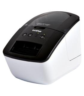 Impresora de Etiquetas Brother QL-700/ Trmica/ Ancho etiqueta 62mm/ USB/ Blanca y Negra