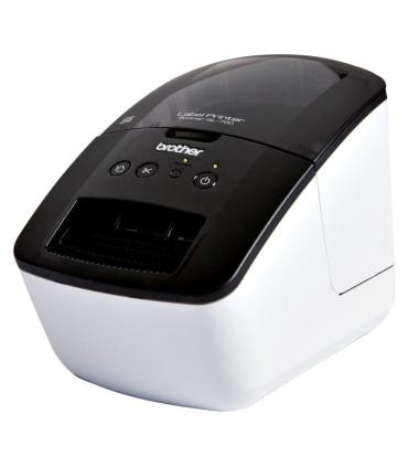 Impresora de Etiquetas Brother QL-700/ Trmica/ Ancho etiqueta 62mm/ USB/ Blanca y Negra