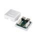 ROSETA DE SUPERFICIE AISENS RJ45 CAT.6 FTP 2 TOMAS BLANCO