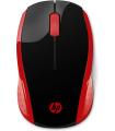 RATN INALMBRICO HP 200 COLOR ROJO IMPERIAL
