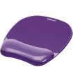 ALFOMBRILLA CON REPOSAMUECAS RATON GEL VIOLETA FELLOWES 9144104