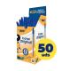 Caja de Bolgrafos de Tinta de Aceite Bic Cristal Original 8373609/ 50 unidades/ Azules