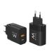 Ewent Cargador Rapido USB-A Y USB-C  GanFast 45W