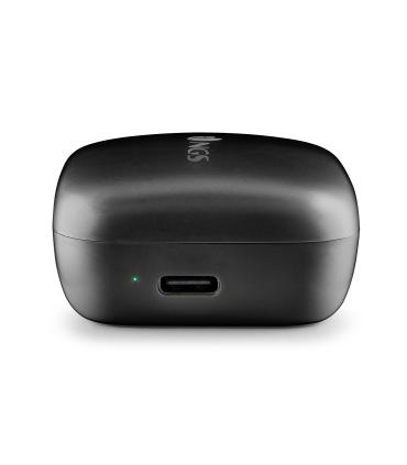 Auriculares Bluetooth NGS Rtica Move Con Estuche De Carga  Autonoma 7h  Negros