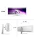 Monitor Gaming Ultrapanormico Curvo Philips Evnia 8000 49M2C8900L 49'  Dual QHD  0.03ms  144Hz  OLED  Multimedia  Blanco