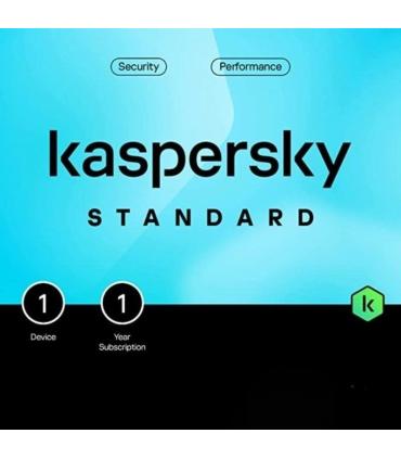 Antivirus Kaspersky Standard/ 1 Dispositivo/ 1 Ao venta con pc/ Formato Tarjeta