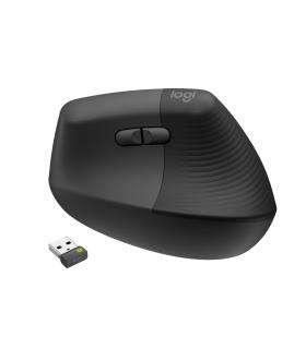 Ratn Vertical Inalmbrico Por Bluetooth  2.4GHz Logitech Lift Vertical Ergonomic Mouse Business  Hasta 4000 DPI  Grafito