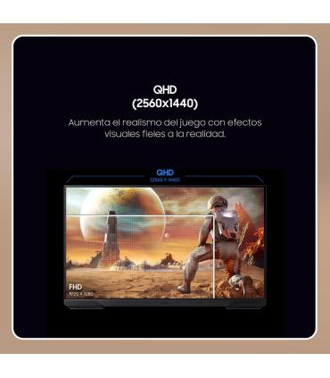 Monitor Gaming Samsung Odyssey G5 G51F S27FG510EU 27'  QHD  1ms  180Hz  VA  Regulable En Altura  Negro