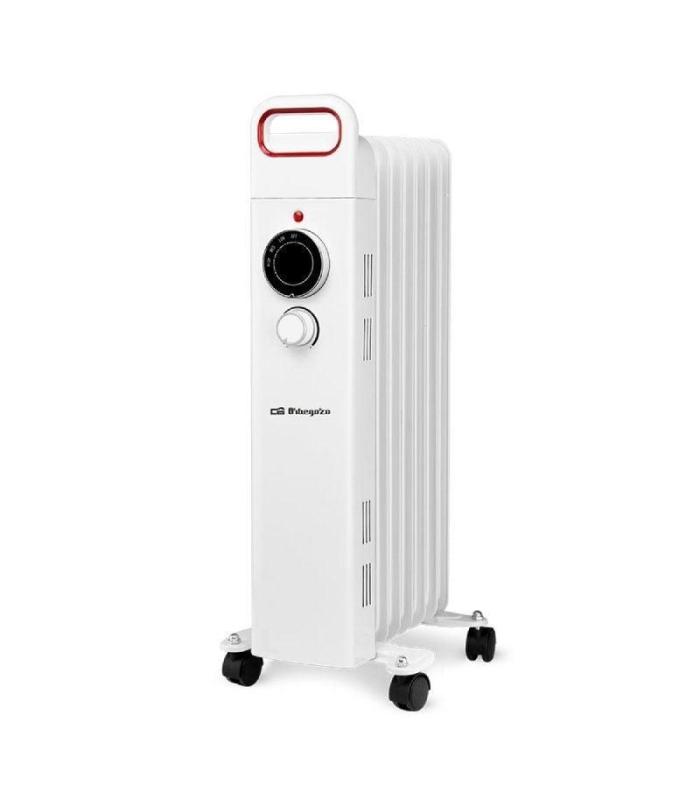 Radiador de Aceite Orbegozo RU 1500/ 3 Potencias/ 1500W/ 7 Elementos Calorficos