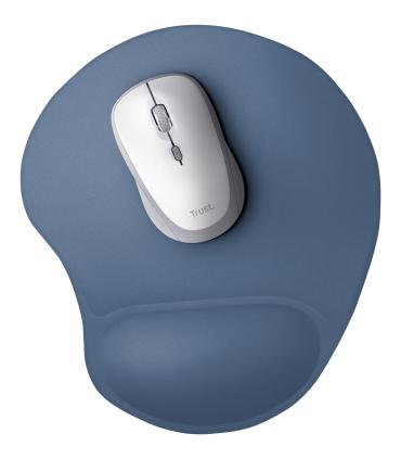 Alfombrilla Ergonmica Trust BigFoot Pad  16 X 205 X 236mm  Azul Turquesa