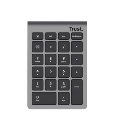 Teclado Numrico Inalmbrico Trust Xalas Wireless  Plata