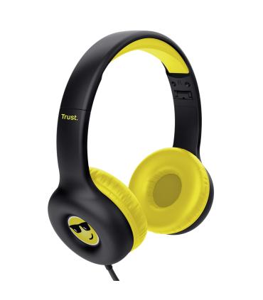 Auriculares Infantiles Trust Nouna Kids  Con Micrfono  Negros