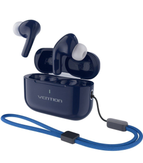Auriculares Bluetooth Vention Echo Lite E11 Plus con estuche de carga/ Autonoma 30h/ Azules
