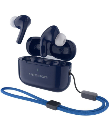 Auriculares Bluetooth Vention Echo Lite E11 Plus con estuche de carga/ Autonoma 30h/ Azules