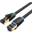 Cable De Red RJ45 SFTP Vention IKABG Cat.8/ 1.5m/ Negro