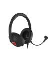AURICULARES GAMING GENESIS RADON 800 7.1 VIRTUAL MINI JACK, USB NEGRO