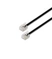 Cable De Telfono RJ11 6P4C Aisens A143-0319/ 2m/ Negro