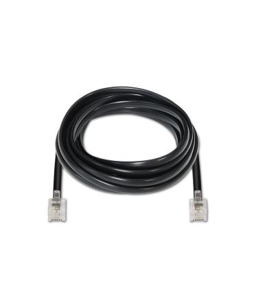 Cable De Telfono RJ11 6P4C Aisens A143-0319  2m  Negro