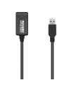 Cable Alargador USB 3.0 Con Amplificador Aisens A105-0525/ USB Macho - USB Hembra/ Hasta 9W/ 625Mbps/ 5m/ Negro