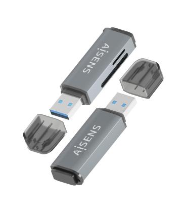 Lector De Tarjetas Externo Aisens ASCR-2A09-GR  USB 3.1