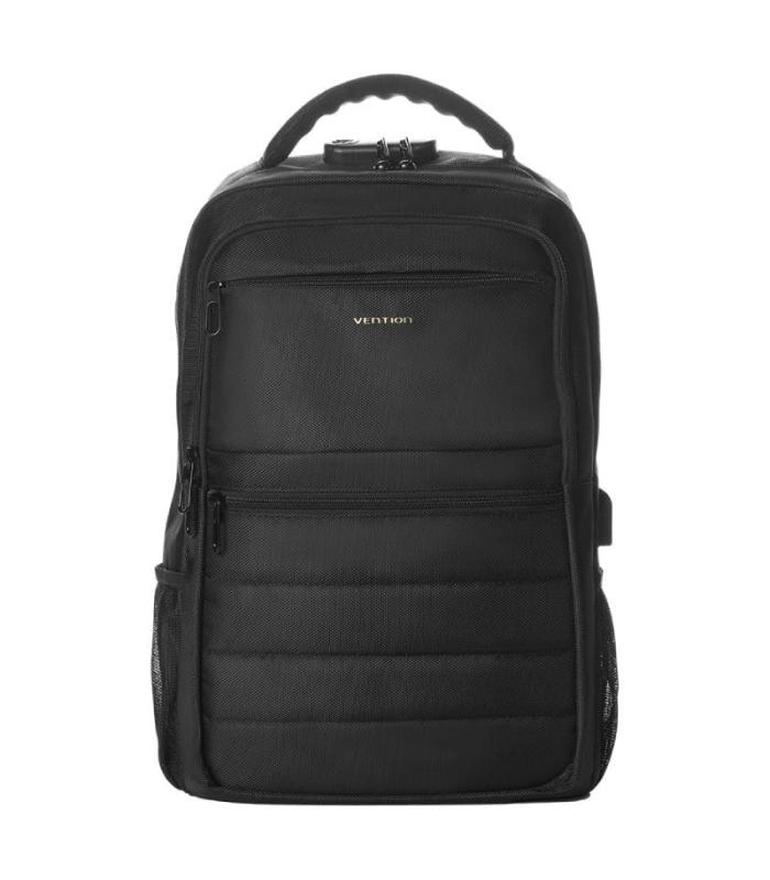Mochila Vention KRKB0 para Porttiles hasta 17\'/ Impermeable/ Puerto USB/ Antirrobo/ Negra