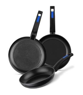 Pack 3 Sartenes Monix M811200/ 18/22/26/ Aluminio forjado