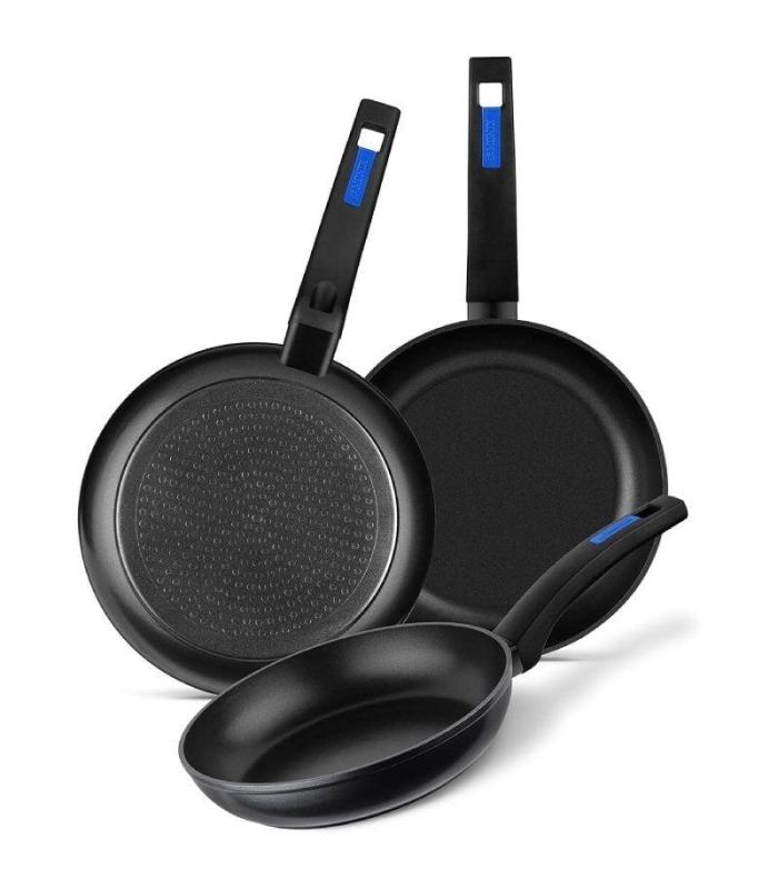 Pack 3 Sartenes Monix M811200/ 18/22/26/ Aluminio forjado