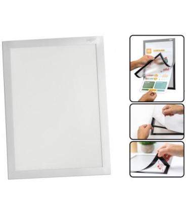 BOLSA 2 MARCOS MAGNTICOS ADHESIVOS A4 GRIS FAIBO 40601