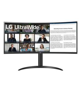 MONITOR LG 34WR55QK-B 34" LED UWQHD 5MS CURVO NEGRO HDMI X2 USB-C REGULABLE VESA