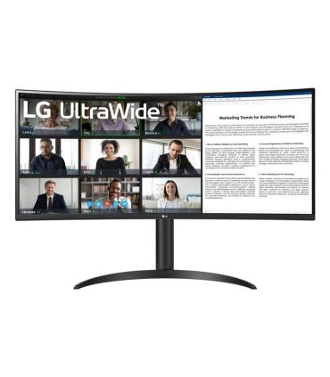 MONITOR LG 34WR55QK-B 34" LED UWQHD 5MS CURVO NEGRO HDMI X2 USB-C REGULABLE VESA