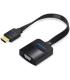 Conversor Vention 74346/ HDMI Macho/ VGA Hembra - Jack 3.5 Hembra/ 20cm/ Negro