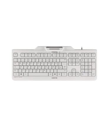 Cherry Teclado+Lector Chip Integrado (DNIe) Blanco