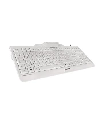 Cherry Teclado+Lector Chip Integrado (DNIe) Blanco