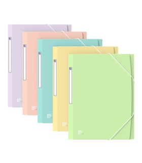 CARPETA DE GOMAS CON SOLAPAS OXFORD URBAN TP A4+ - SURTIDO PASTEL OXFORD 400187619