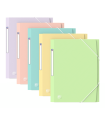 CARPETA DE GOMAS CON SOLAPAS OXFORD URBAN TP A4+ - SURTIDO PASTEL OXFORD 400187619