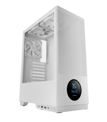 TACENS Caja Atx Pantalla Ventis 3X120mm Blanco