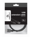 CABLE USB GEMBIRD DE EXTENSION MACHO-HEMBRA 0.75M
