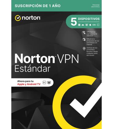 NORTON VPN STANDARD ES 1 USER 5 DEVICE 12MO GENERIC RSP MM GUM