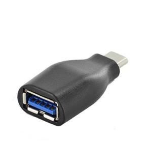 Ewent EW-100518-000-N-P Cambiador De Gnero Para Cable USB 3.1 Type C USB 3.1 Type A Negro