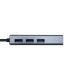 Hub USB Tipo-C Aisens A109-0396  3xUSB  1xRJ45  Gris
