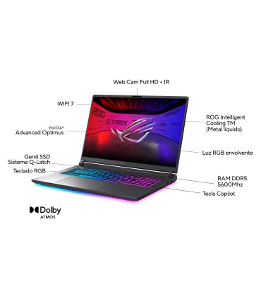 PORTATIL ASUS ROG STRIX G815LP-S9004 U9 275HX 32GB 1TB RTX5070 18"WQXGA FDOS