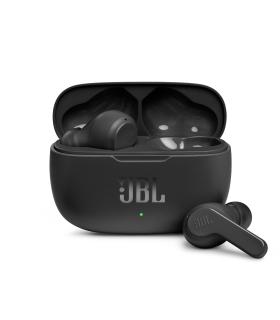 Auriculares Bluetooth JBL Wave 200TWS Con Estuche De Carga  Autonoma 5h  Negros