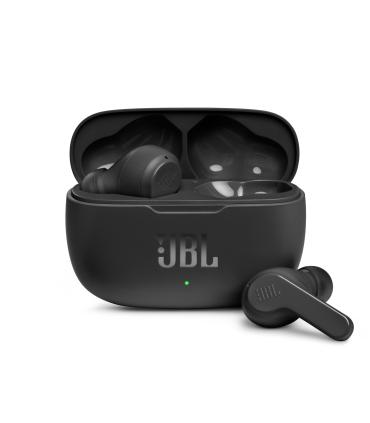Auriculares Bluetooth JBL Wave 200TWS Con Estuche De Carga  Autonoma 5h  Negros