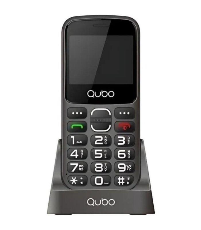 Telfono Mvil Qubo X-230BKC 4G para Personas Mayores/ Negro