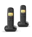 Telfono Inalmbrico Gigaset A170/ Pack DUO/ Negro