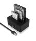Ewent EW7014 Dock Station Dual 2.5"-3.5" USB 3.1